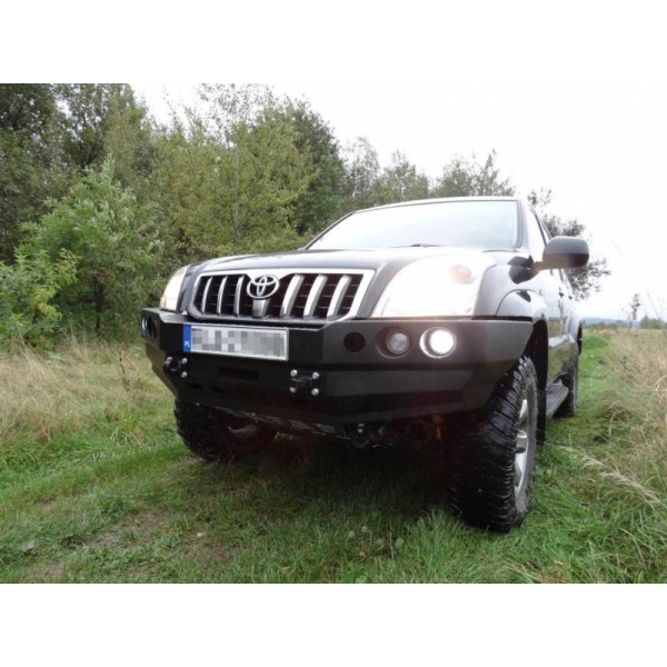 Bara fata OFF ROAD fara bull bar cu overfendere pentru Toyota Land Cruiser J120 02-09
