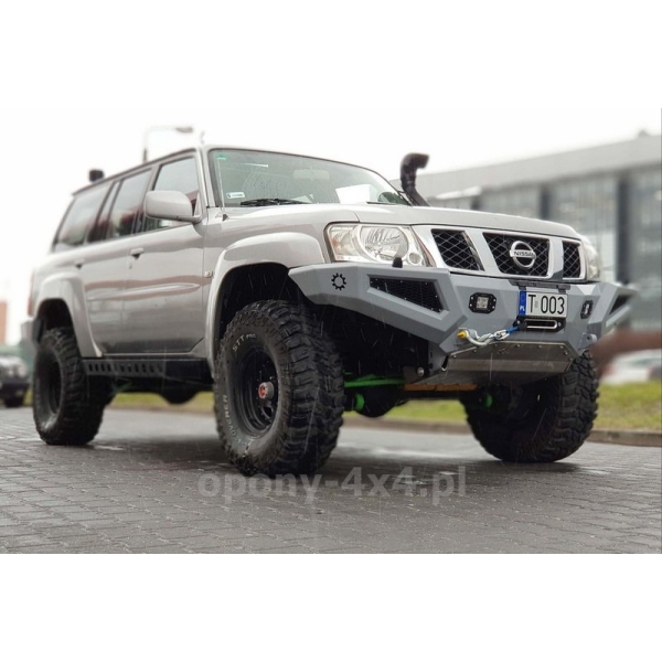 Bara fata OFF ROAD cu placa troliu Nissan Patrol GU4 2005-2019