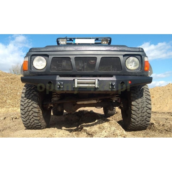 Bara fata OFF ROAD fara bullbar cu placa troliu pentru Nissan Patrol Y60