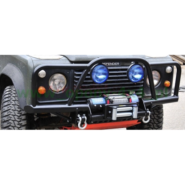 Bara fata tubulara OFF ROAD cu bullbar pentru Defender 90/110/130