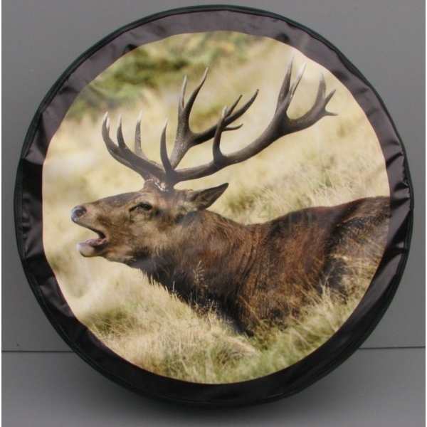 Husa roata de rezerva - print cu cerb