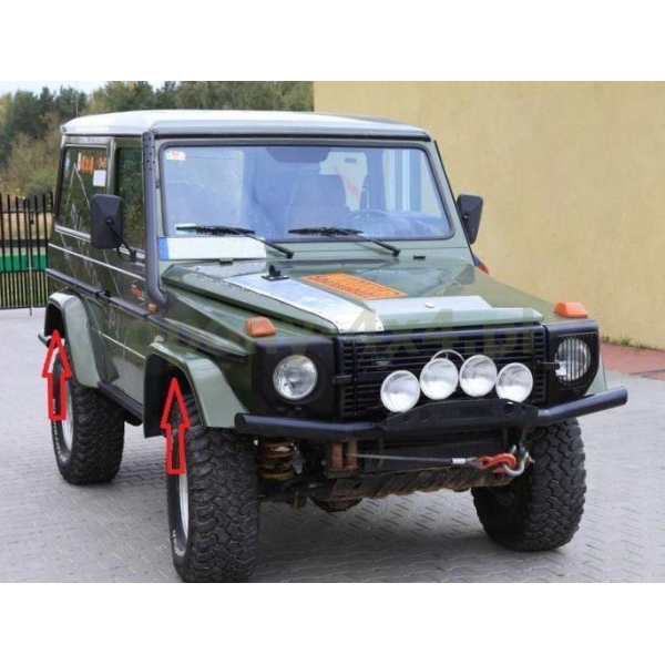 Overfendere pentru Mercedes G W460- 7 cm