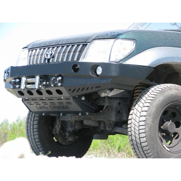 Bara fata fara bullbar versiunea cu overfendere pentru Toyota Land Cruiser J90 (1999-2002)