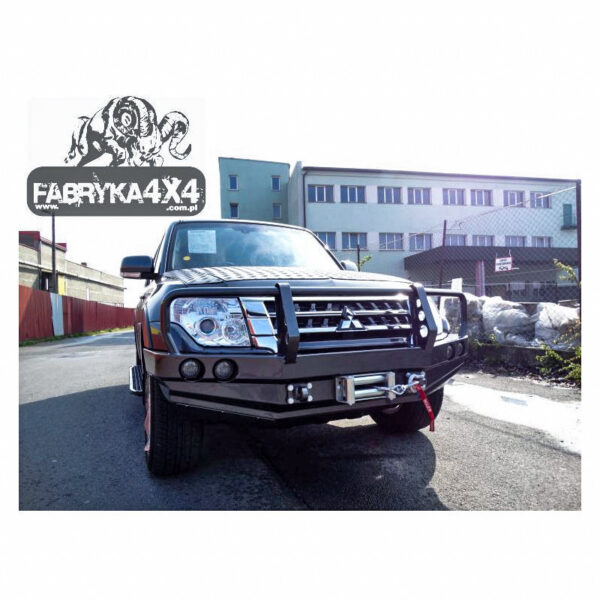 Bara fata cu bullbar pentru Mitsubishi Pajero IV (06'-15')