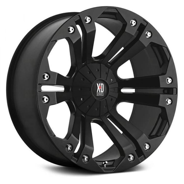Janta aliaj negru mat XD778 Monster 20X9 ET 35, 5x139,7/ 5x150 pentru Toyota Land Cruiser, Tundra