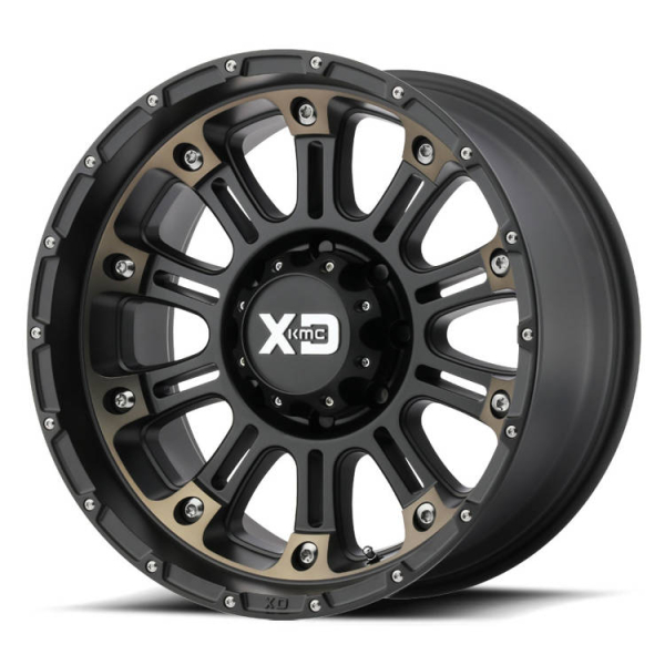 Janta neagra aliaj XD829 Hoss II XD 17X9 ET 18, 6x139,7