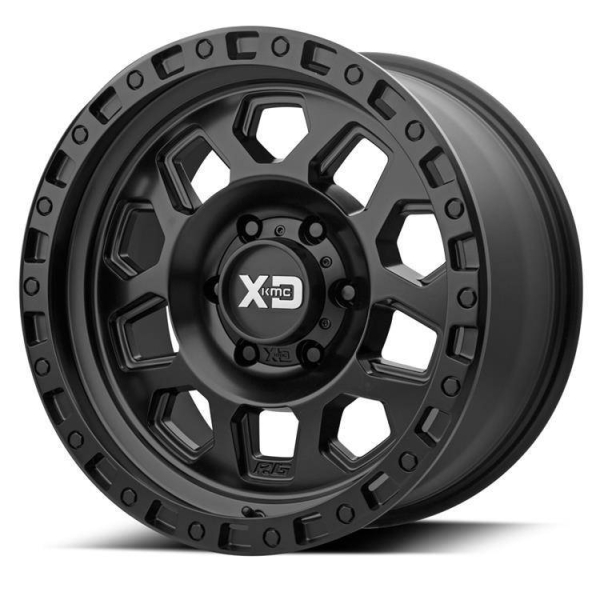 Janta neagra aliaj XD132 RG2 XD 17X9 ET -12, 5x127 pentru Jeep JL, JK, WK