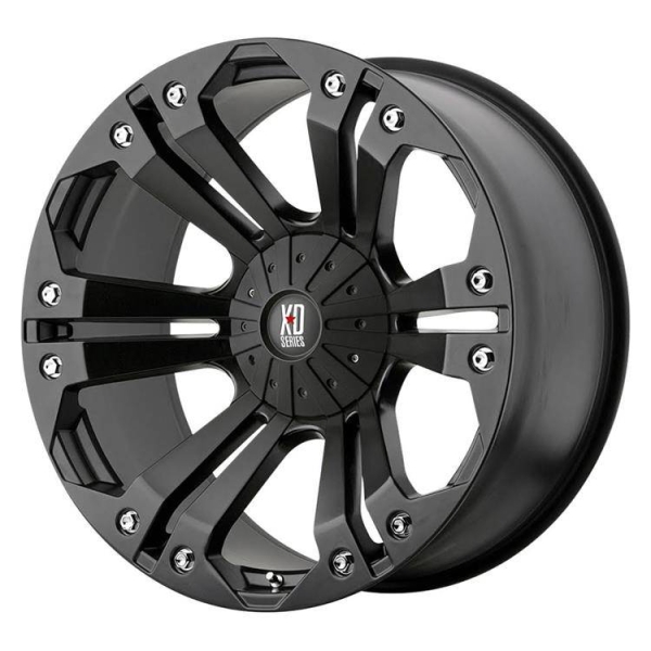 Janta neagra aliaj XD778 Monster XD 18X9 ET+18, 5x127 pentru Jeep JL, JK