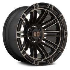 Janta neagra aliaj XD846 Double Deuce XD 20X9 ET 0, 6×139.7 pentru Ford Ranger 11-prezent