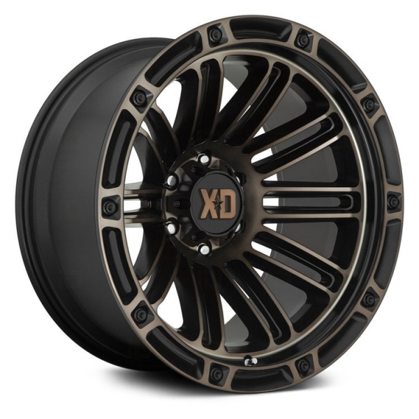 Janta neagra aliaj XD846 Double Deuce XD 20X9 ET 0, 6x139.7 pentru Ford Ranger 11-prezent