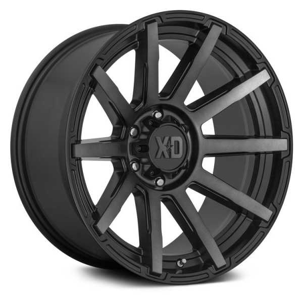 Janta neagra aliaj XD847 Outbrake XD 22X10 ET 12, 6x139.7 pentru Ford Ranger 11-prezent