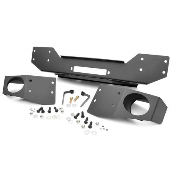 Bara fata cu placa troliu Rough Country pentru Jeep Wrangler JK 07'-18'