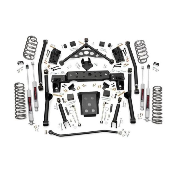 Kit inaltare suspensie Rough Country, inaltare 10 cm pentru Jeep Grand Cherokee WJ, WG