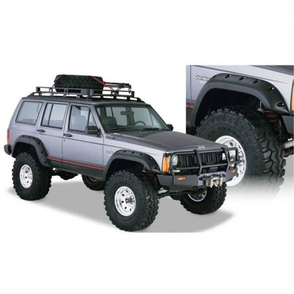Overfendere Bushwacker decupate pentru Jeep Cherokee XJ 84'-01'