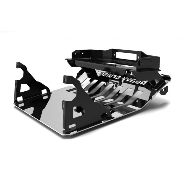 Placa troliu Jeep Grand Cherokee WK (2005-2010) negru gloss - pentru bara originala