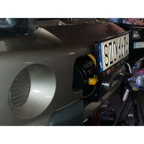 Placa troliu Suzuki Jimny (1998-2017) pana la 7000 lbs – montare sub bara originala_