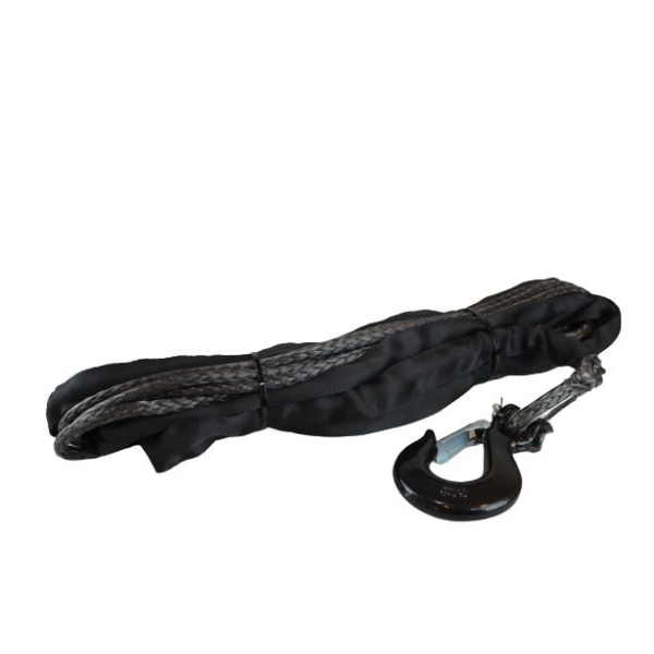 Plasma sintetica cu carlig pentru troliu 8mm X 18m