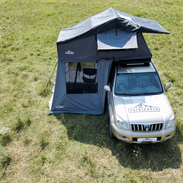 Anexa cort auto Overlander Explorer 3.0 160 cm cu Sky Roof