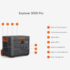 Centrala electrica portabila Jackery Explorer 3000 PRO