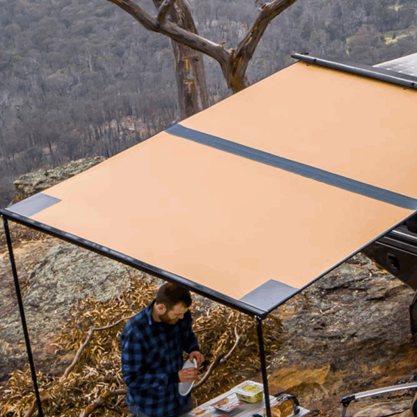 Marchiza auto ARB 250cm x 250cm, carcasa aluminiu neagra