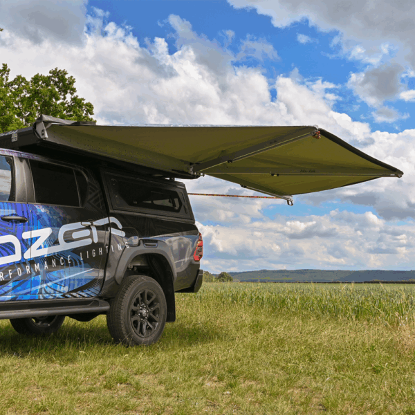 Marchiză Alu-Cab 180°, Stânga, Husă PVC