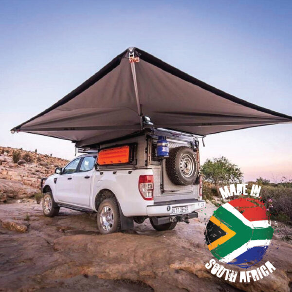 Marchiză Alu-Cab 270°, Stânga, Husă PVC