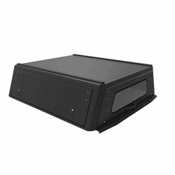 Alu-Cab Canopy Explorer Toyota Tacoma 2016+ D/CAB Negru pat lung - suprafață antiderapantă