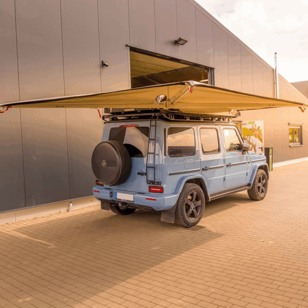 Marchiză Alu-Cab 270° Dreapta, Husă PVC