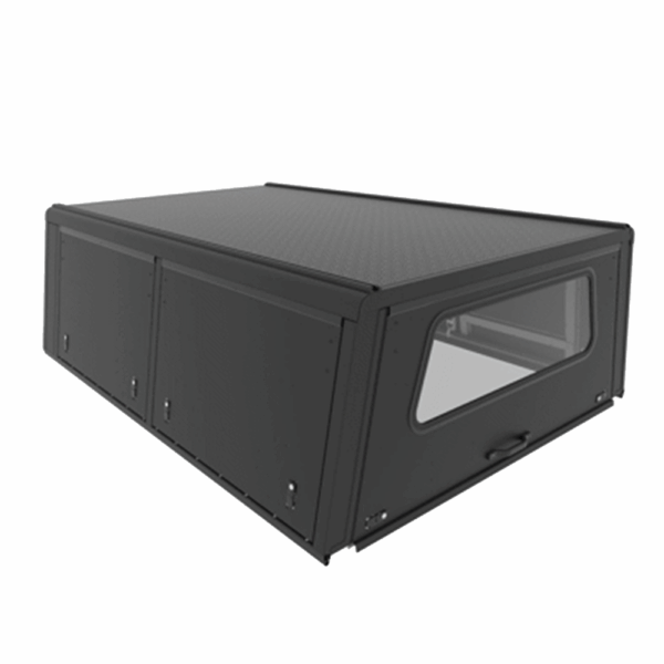 Alu-Cab Canopy Explorer Toyota Land Cruiser 79 1984+ S/CAB Negru- suprafață antiderapantă