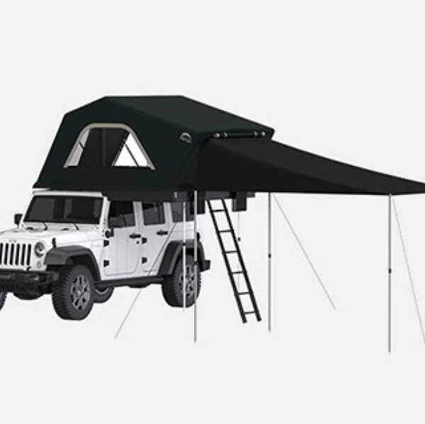 Cort auto 2 persoane cu capac aluminiu, saltea 130 x 230cm, izolatie termica, umbrar, saltea anticondens si roof rack incluse