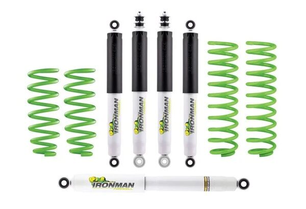 Y61 2.8 scurt / lung - Kit suspensie cu amortizoare NitroGas + amortizor directie , lift 50 mm fata de standard fabrica