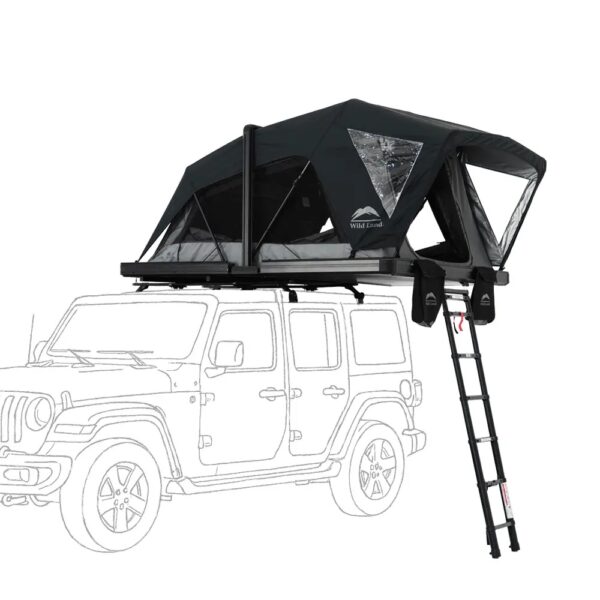 Cort auto Summit Explorer 180 Wild Land, carcasă dură din aluminiu, design aerodinamic, spațiu maxim