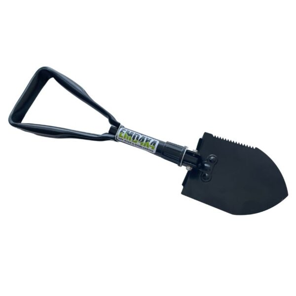 Lopată pliabilă multifuncțională cu husă, negru, Emd4x4 - compactă, durabilă și ușor de transportat
