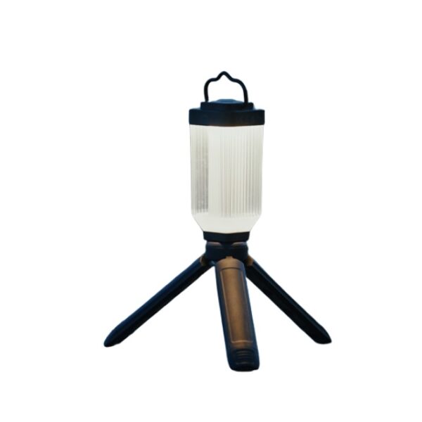 Lanternă LED portabilă camping, cu trepied, luminozitate reglabilă, autonomie extinsă Wild Land