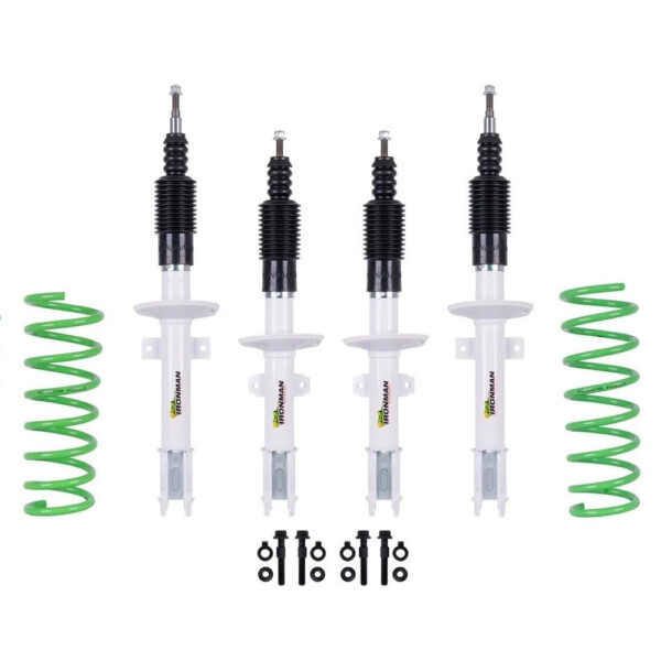 Kit complet suspensie IRONMAN 4X4 +35 mm cu amortizoare NitroGas și kit coborâre motor – Dacia Duster 1 și 2 Diesel 4x4 (2010-2023)
